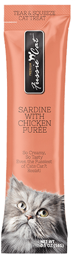 Fussie Cat Sardine with Chicken Purée (.5 Oz, Single)