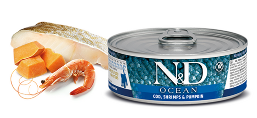 Farmina N&D Ocean Cod, Shrimp Pumpkin Canned Kitten Food