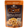 Wellness CORE Simply Shreds for Dogs Shredded Boneless Chicken, Chicken Liver & Broccoli Recipe in Broth (2.8 Oz)