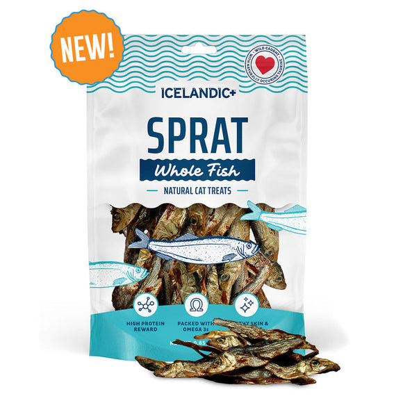 Icelandic+ Sprat Whole Fish Cat Treats (0.85 oz)