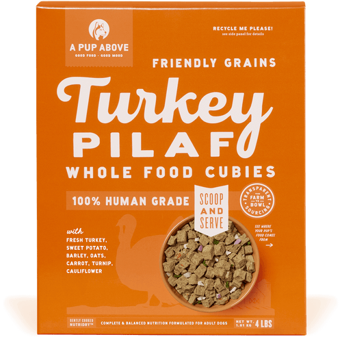 A Pup Above Turkey Pilaf Whole Food Cubies (2 Lb)