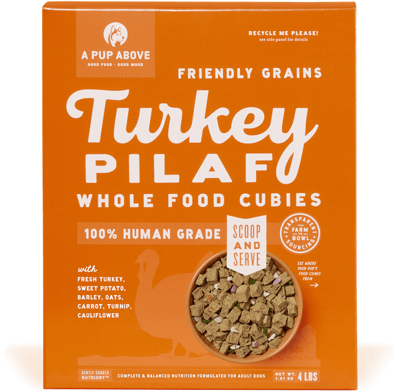 A Pup Above Turkey Pilaf Whole Food Cubies (2 Lb)