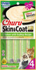 Inaba Churu Chicken Scallop Skin & Coat 2oz 4pk