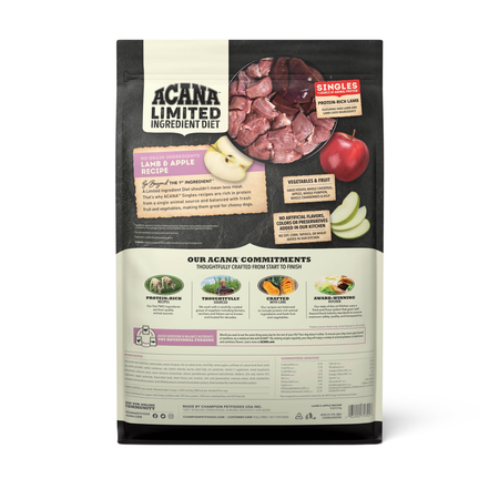 ACANA Singles Limited Ingredient Lamb & Apple Recipe Dry Dog Food (22.5 Lb)