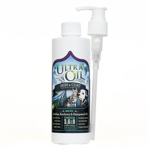 Ultra Oil Skin and Coat Supplement For Dogs and Cats