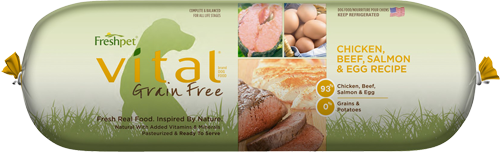 Vital® Grain Free Chicken, Beef, Salmon & Egg Dog Food Recipe