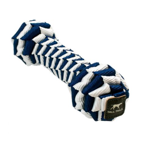 Tall Tails Navy Braided Bone Toy (9