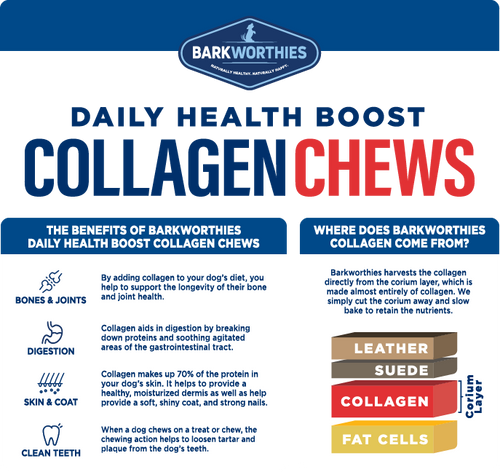 Barkworthies Collagen Beef Sticks for Dog (6)