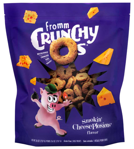 Fromm Crunchy Os® Smokin' CheesePlosions® Flavor Dog Treats (6-oz)