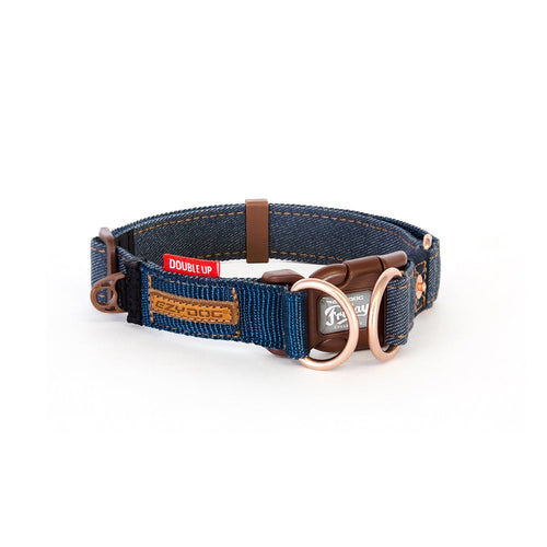 EzyDog Doubleup Collar Denim* (Small)