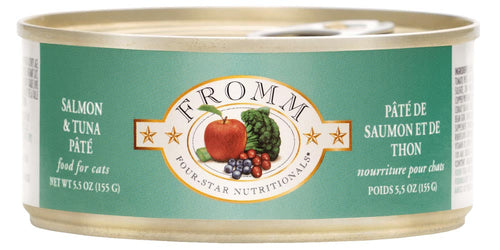 Fromm Four-Star Salmon & Tuna Pâté Cat Food (5.5 oz.)