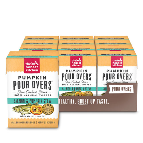 The Honest Kitchen Pumpkin Pour Overs - Salmon & Pumpkin Stew (5.5-oz, single box)