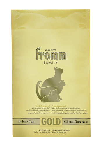 Fromm Indoor Cat Hairball Control Gold Dry Food (4 lbs)