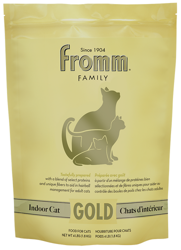 Fromm Indoor Cat Hairball Control Gold Dry Food (4 lbs)