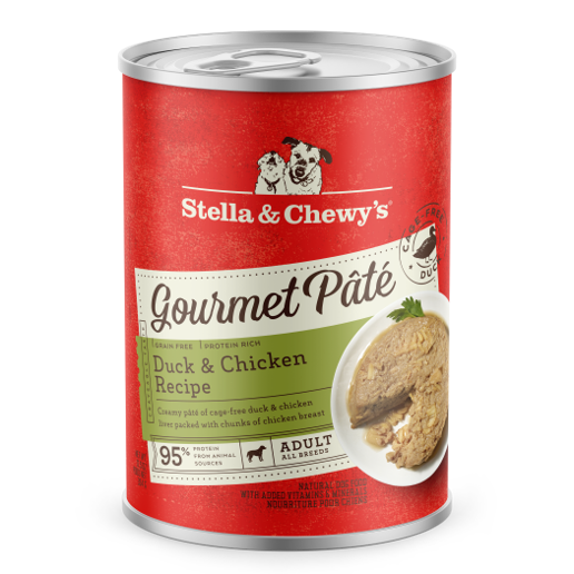 Stella & Chewy's Dog Gourmet Pâté Duck & Chicken Recipe (12.5 Oz Single)