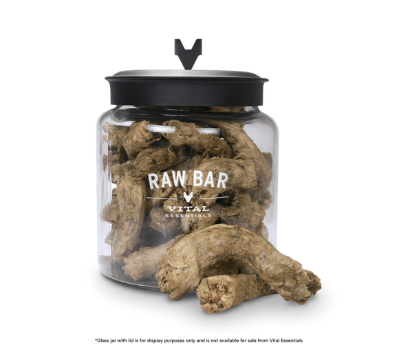 Vital Essentials Raw Bar Freeze Dried Raw Chicken Necks Dog & Cat Snacks (Single Count)