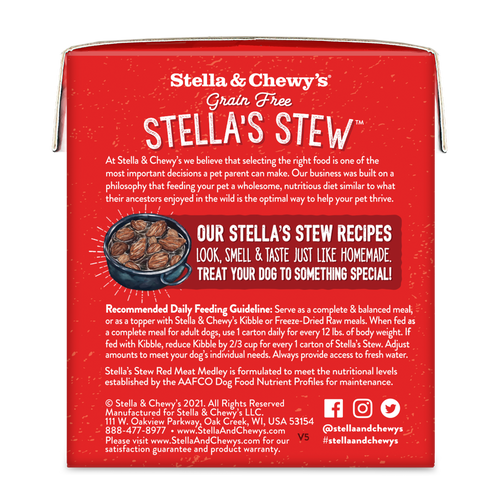 Stella & Chewy's Stella's Stew Red Meat Medley Recipe Food Topper for Dogs (11-oz)