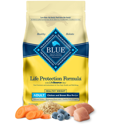 Blue Buffalo Life Protection Healthy Weight Natural Chicken & Brown Rice Recipe Adult Dry Dog Food (30-lb)