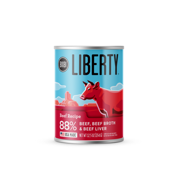 BIXBI Liberty® Wet Food for Dogs – Beef Paté Recipe