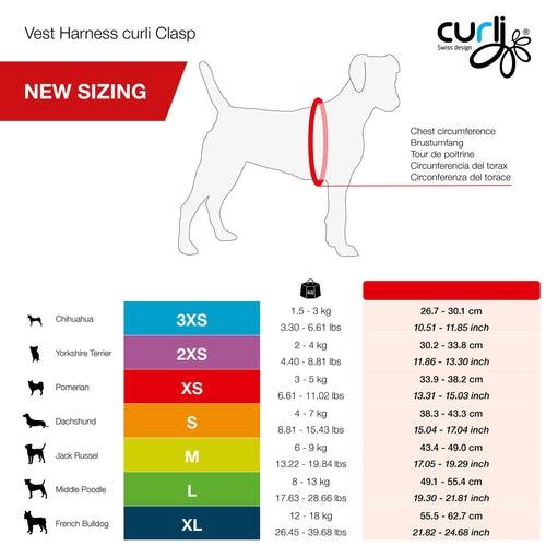 Curli Air Mesh Curli Clasp Vest Harness