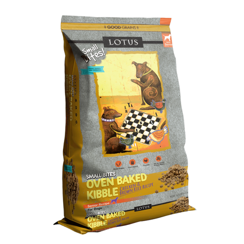 Lotus Small Bites Chicken Senior Recipe Dry Dog Food (5 Lb)