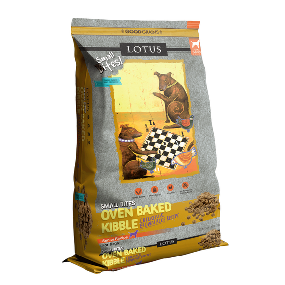 Lotus Small Bites Chicken Senior Recipe Dry Dog Food (5 Lb)