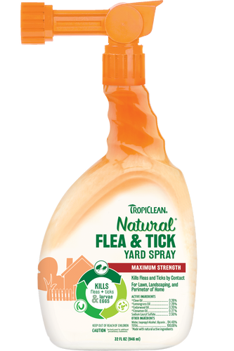 TropiClean Natural Flea & Tick Yard Spray (32 oz)