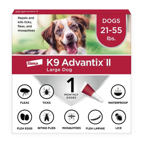 K9 Advantix II Flea, Tick & Mosquito Treatment & Prevention for Large Dogs