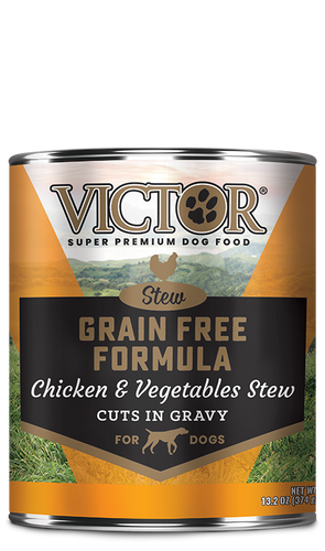 Victor Grain Free Formula Chicken and Vegetables Cuts in Gravy (13.2 oz)