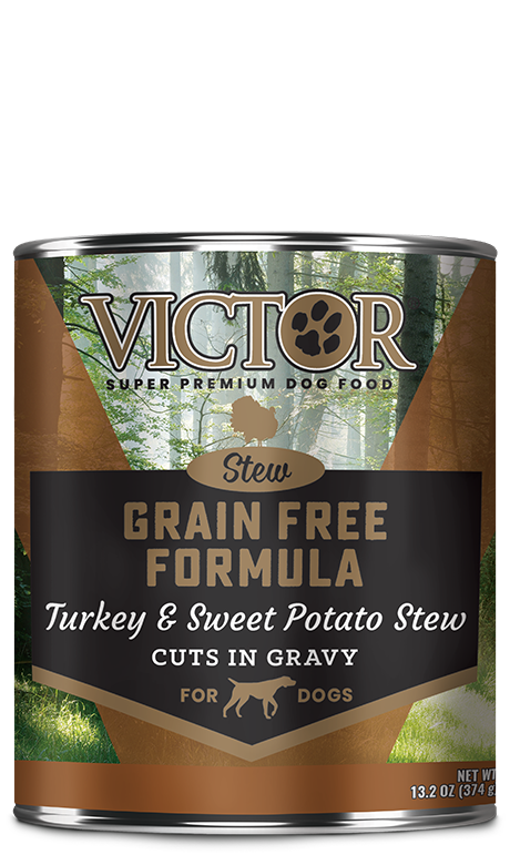 Victor Pet Food Grain Free Formula Turkey and Sweet Potato Cuts in Gravy (13.2 Oz)