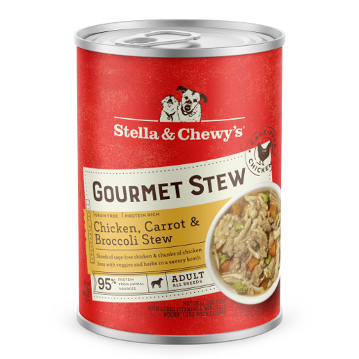 Stella & Chewy's Gourmet Chicken, Carrot & Broccoli Stew for Dogs