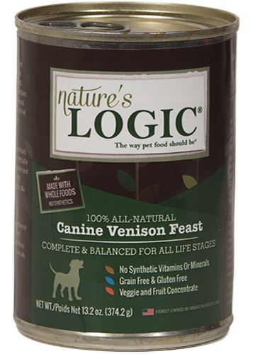 Nature's Logic Canine Venison Feast Canned Dog Food