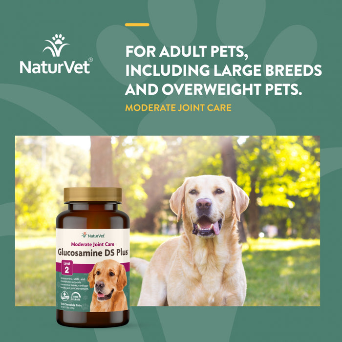 NaturVet Glucosamine DS Plus MSM and Chondrotin Soft Chews for Dogs and Cats