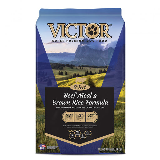 Victor Select Beef Meal & Brown Rice Formula Dry Dog Food