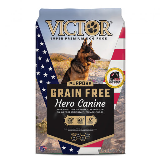 Victor Purpose Grain Free Hero Canine Formula with Glucosamine & Chondroitin Dry Dog Food
