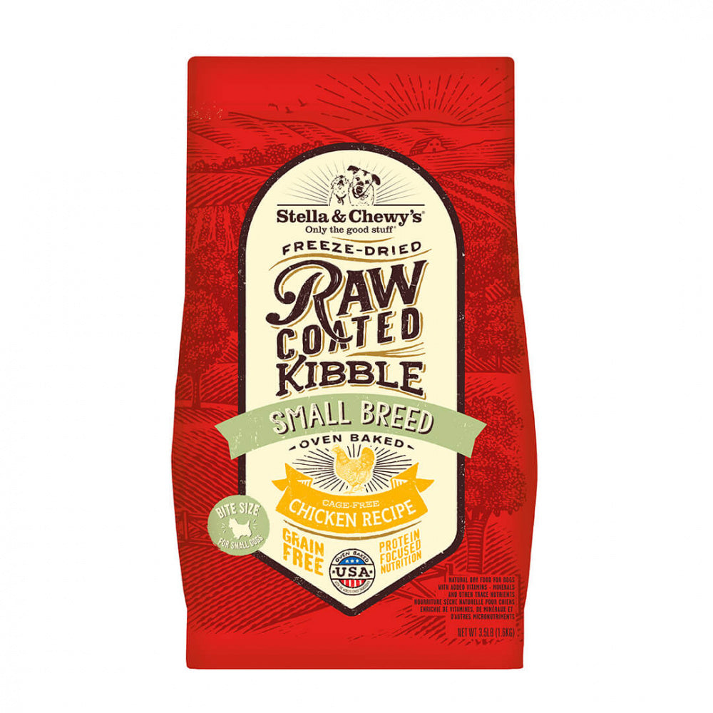 Stella & Chewy's Raw Coated Kibble Cage Free Chicken Recipe Small Breed Dry Dog Food