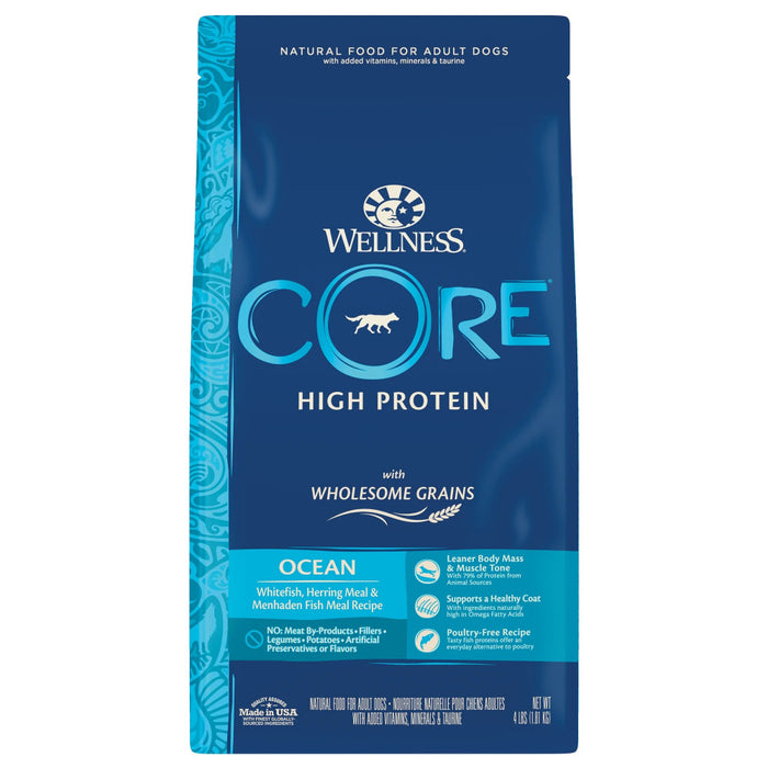 Wellness CORE High Protein Wholesome Grains Ocean Recipe Dry Dog Food