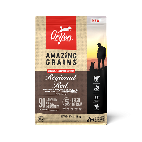 ORIJEN High Protein Amazing Grains Regional Red Dry Dog Food